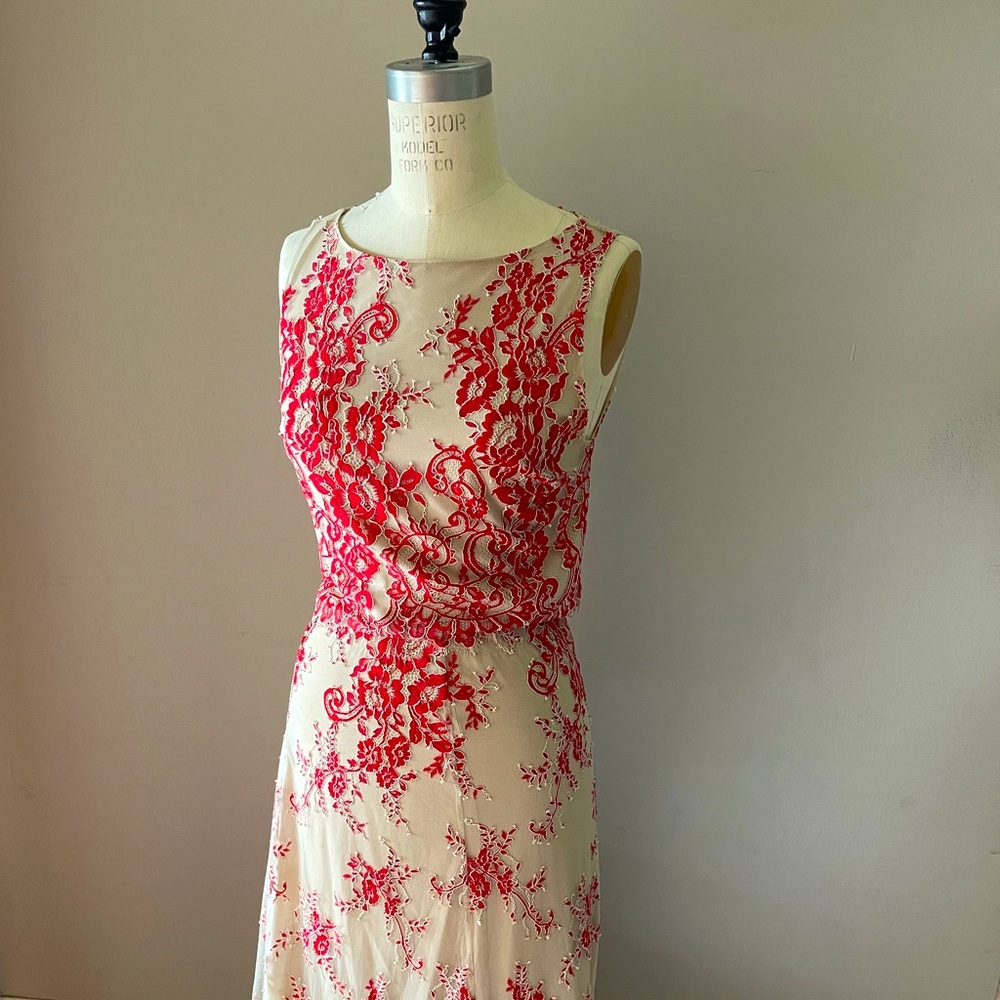 Alice + Olivia Lace Bodice and Maxi Skirt